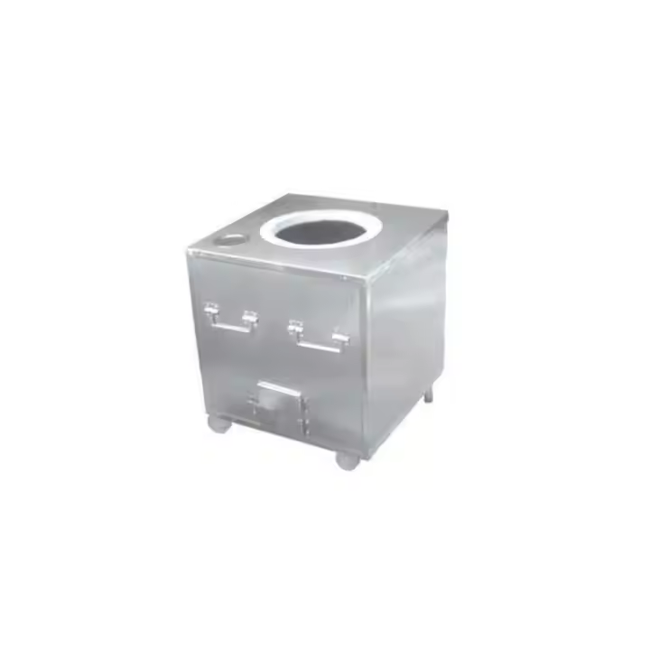 Stainless Steel Gas Tandoor with Portable Design