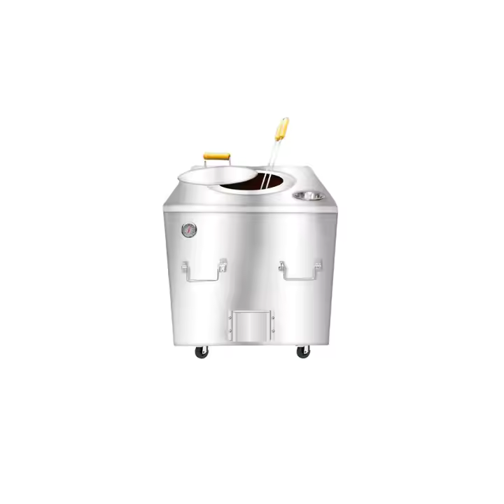 Stainless Steel Gas Tandoor with Portable Design