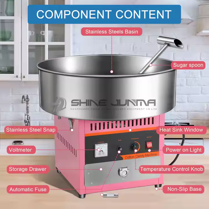 Commercial Electric Cotton Candy Maker