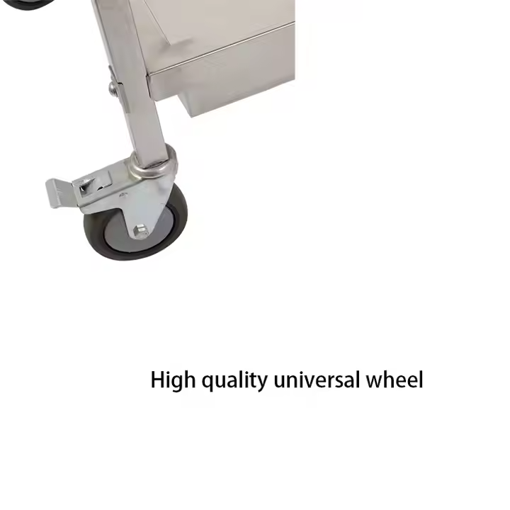 3 Tiers Stainless Steel Serving Trolley Cart