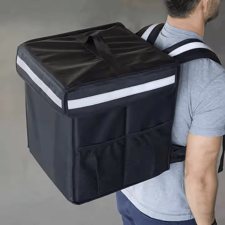 Large Capacity Double Deck Pizza Food Delivery Backpack