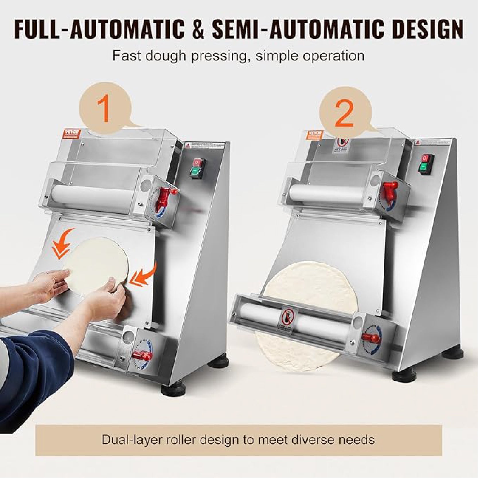 LinCon Dough Roller Machine 30cm