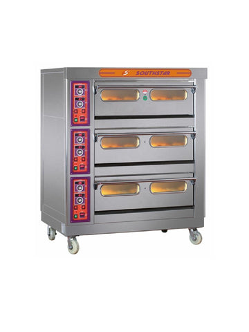 South Star gass triple Deck Oven 6Ft