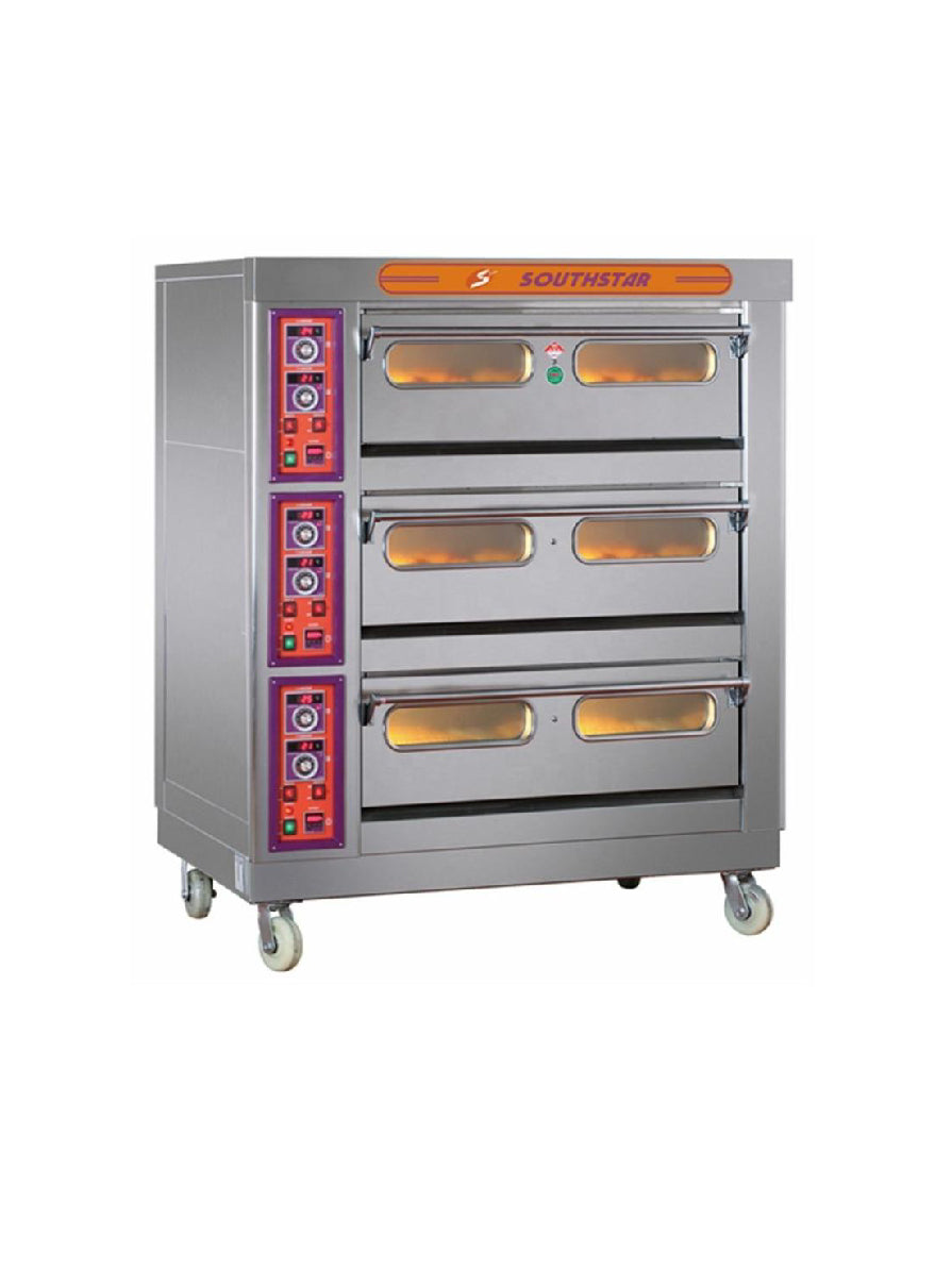 South Star gass triple Deck Oven 6Ft
